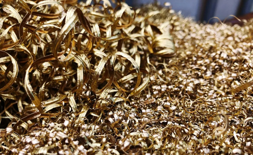 Brass scrap material