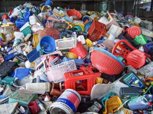 Plastic scrap material